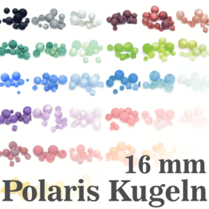 Perles Polaris 16 mm sélection de couleurs, 1 pièce