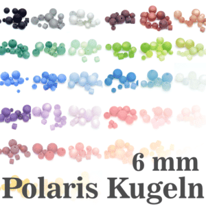 Polaris beads 6 mm color selection, 1 piece