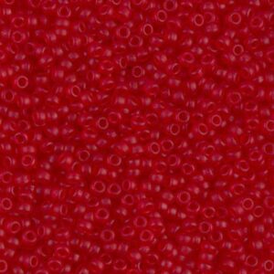 Miyuki Rocailles 11-141F matt transparent ruby 9.9g