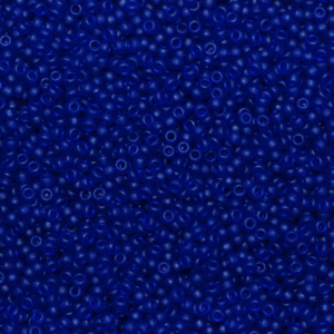 Miyuki Rocailles 11-151F matt transparent cobalt 9.9g