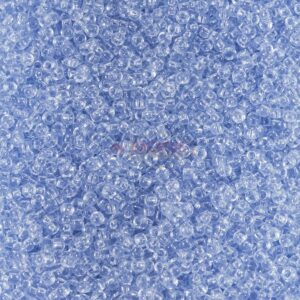 Miyuki Rocailles 11-159L bleu bleuet clair transparent 9,9g