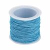 Sélection de la couleur du textile élastique en nylon • 1 mm • 21 mètres (0,17 € / m) - bleu ciel