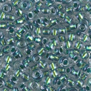 Miyuki Rocailles 6-3205 cristal émeraude magique doublé marine 9,9g