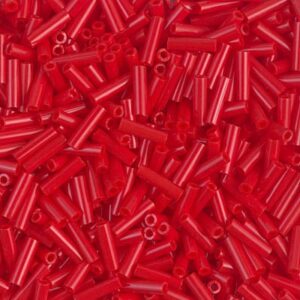 Miyuki bugle beads beads BGL2-408 opaque red 5g