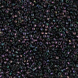 Delica Beads von Miyuki DB0004 metallic dark plum iris 5g