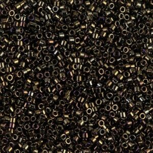 Delica Beads by Miyuki DB0007 metallic brown iris 5g