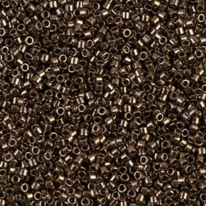 Delica Beads by Miyuki DB0022 metallic dark bronze 5g