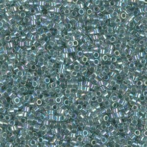 Delica Beads by Miyuki DB0084 cristal doublé mousse de mer AB 5g