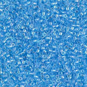Delica Beads from Miyuki DB0176 transparent aqua AB 5g