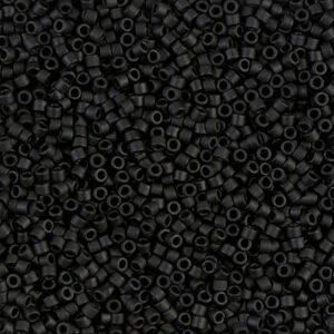 Delica Beads von Miyuki DB0310 matte black 5g