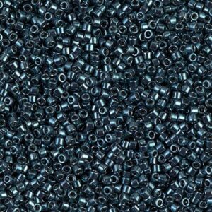 Perles Delica par Miyuki DB0451 acier galvanisé bleu foncé 5g