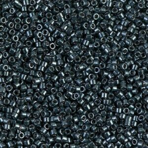 Delica Beads by Miyuki DB0465 dyed nickel plated midnight blue 5g
