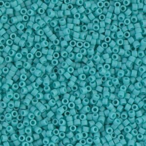 Delica Beads by Miyuki DB0759 matt opaque turquoise green 5g