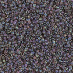 Delica Beads by Miyuki DB0865 matte brown AB 5g
