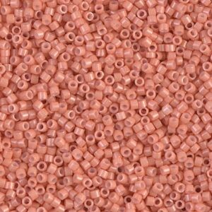 Delica Beads from Miyuki DB1363 dyed opaque salmon 5g