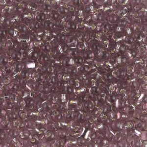 Drop Beads from Miyuki DP28-12 silverlined smoky amethyst 5g