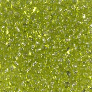 Drop Beads from Miyuki DP28-14 silverlined chartreuse 5g