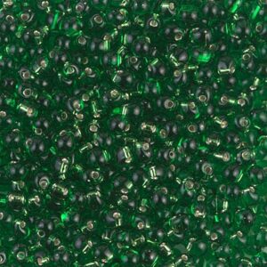 Drop Beads de Miyuki DP28-16 vert argenté 5g