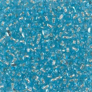 Drop Beads de Miyuki DP28-18 argenté aqua 5g