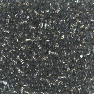 Drop Beads from Miyuki DP28-21L silverlined light gray 5g