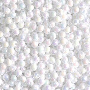 Drop Beads from Miyuki DP28-471 white pearl AB 5g