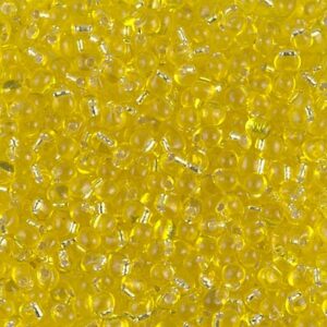 Drop Beads von Miyuki DP28-6 silverlined yellow 5g