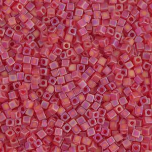 Miyuki Cube SB18-140FR matt transparent red orange AB 5g