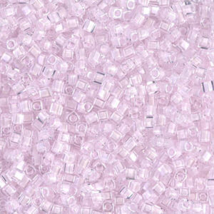 Miyuki Würfel SB18-207 pink lined crystal 5g