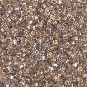 Miyuki Cube SB18-234 sparkling metallic gold lined crystal 5g