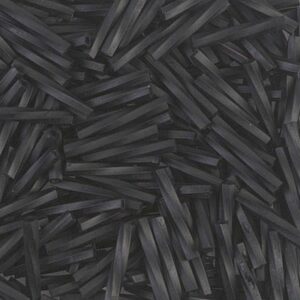 Miyuki gedrehte Stiftperlen TW2012-401F matte black 5g
