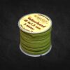Velor ribbon color selection Ø 4x1.5mm 5m (€ 0.50 / m) - light olive green