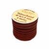 Sélection de la couleur du ruban en velours Ø 4x1,5mm 5m (0,50 € / m) - rouge-marron