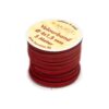 Velor ribbon color selection Ø 4x1.5mm 5m (€ 0.50 / m) - red