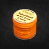 Velor ribbon color selection Ø 4x1.5mm 5m (€ 0.50 / m) - neon orange