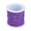 Sélection de la couleur du textile élastique en nylon • 1 mm • 21 mètres (0,17 € / m) - violet