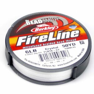 Fire Line 6LB threading material crystal 0.12mm 45 meters