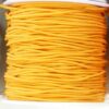 Nylon elastisch textil Farbauswahl • 1 mm • 21 Meter (0,17€/m) - gelb