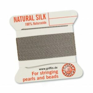 Pearl silk natural gray cards 2m (€ 0.80 / m)
