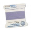 Pearl silk nylon power lilac cards 2m (€ 0.70 / m) - 0.30mm #0