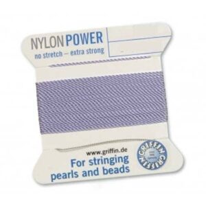 Fil de soie Cartes Nylon Power lilas 2m (0,70 € / m)