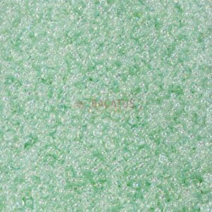 Miyuki Rocailles 11-271 cristal doublé vert menthe clair AB 9.9g