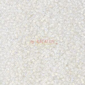 Miyuki Rocailles 11-284 white lined crystal AB 9,9g
