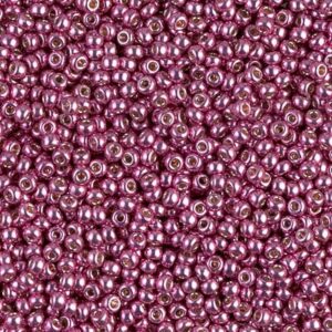 Miyuki Rocailles 11-4210 duracoat galvanisé rose vif 9,9g
