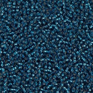 Miyuki Rocailles 15-1425 zircon bleu argenté (type DB 608) 5g