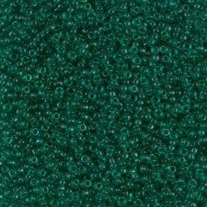 Miyuki Rocailles 15-147 transparent emerald 5g