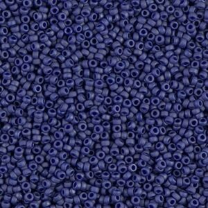 Miyuki Rocailles 15-2075 lustre cobalt opaque mat 5g
