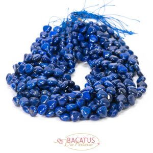 Lapis lazuli implied hearts 12 mm, 1 strand