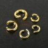Open jump rings 925 silver * gold-plated * Ø 3 - 6.7 mm 10 pieces - 3mm