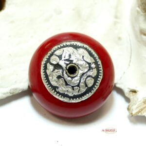 Mila pearl cherry red approx. 19×25 mm