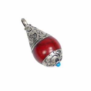 Mila pendant drop red approx. 33×13 mm